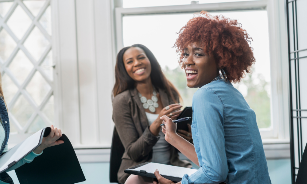 College intern are sharing work tips at their internship program, following criteria, faculty member, full-time roles, ongoing basis, diverse backgrounds, communication skills, phone interviews, letter of reference, official transcript, full-time business analyst, immediate answer, specific office