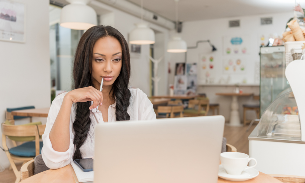 A college student is searching on line for diversity programs for business students. She is looking for programs for Latino first-generation students that provide financial aid and personal development and will give a competitive advantage in the work force.