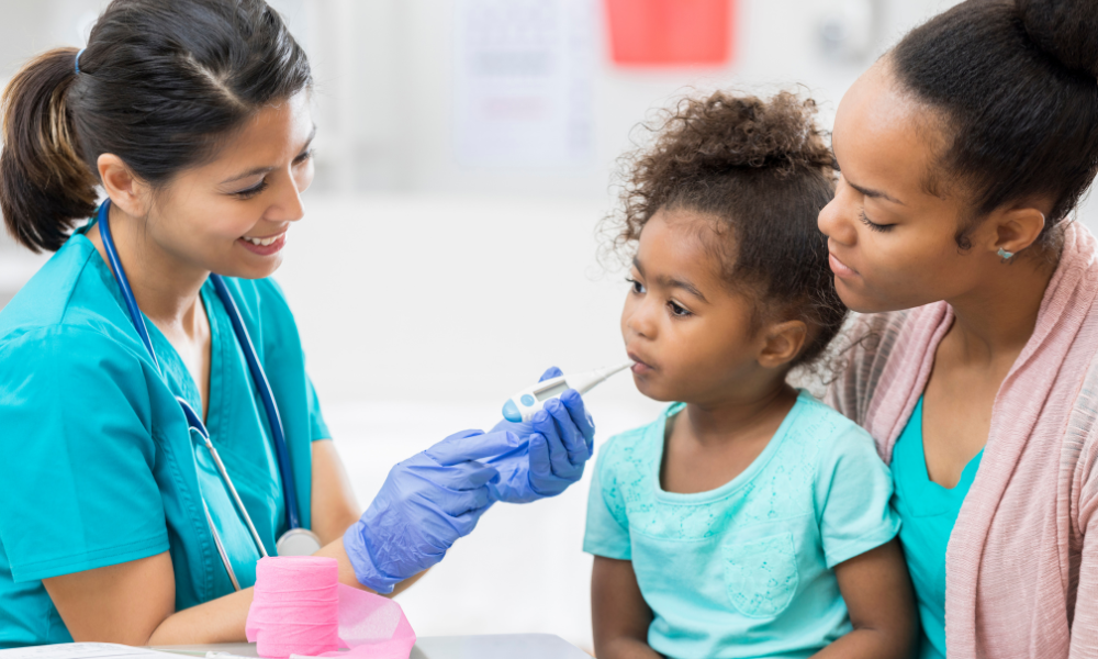 A graduate student is working in the hospital and enrolled part-time in a Nurse Practitioner program.