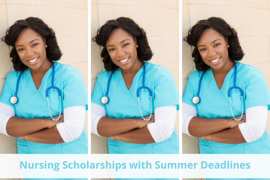 A Morgan State University Nursing student is doing her clinicals at a nearby hospital. She is also looking for scholarship opportunities to help assist with tuition for her senior year. She is looking for Nursing scholarships with summer deadlines