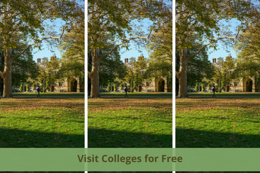 Several colleges and universities have preview days or fly-in programs. Most students don't utilize the visit colleges free programs. These programs are geared towards rural students, low-income students, first-generation students, and students of color