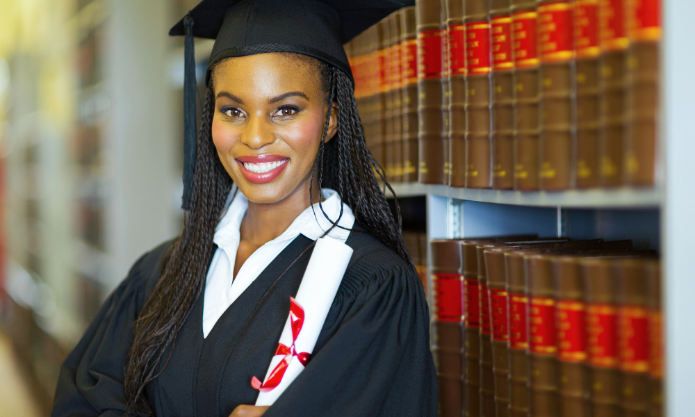 A law school student graduated debt free from law school because she applied for law scholarships with urgent summer deadlines last year and won a full-ride scholarship