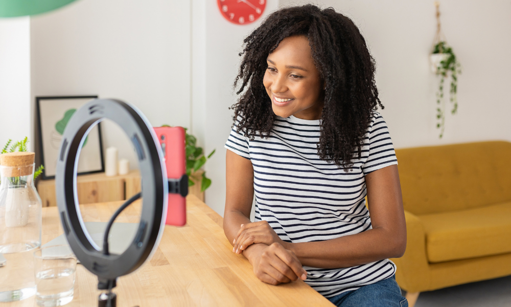 A Spelman student is creating content, planning events, and scheduling meeting with sororities and some STEM clubs for her various campus ambassador programs