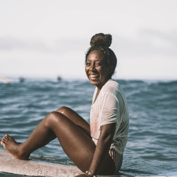 A high school student is enjoying her day at the beach after spending the last couple of weeks applying to summer break scholarships for black college students and incoming freshman scholarships